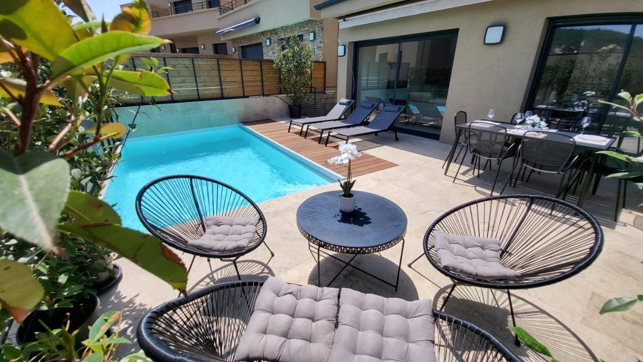 Villa 4 chambres piscine privée à 400m de la plage dans une résidence neuve Conca Exterior foto