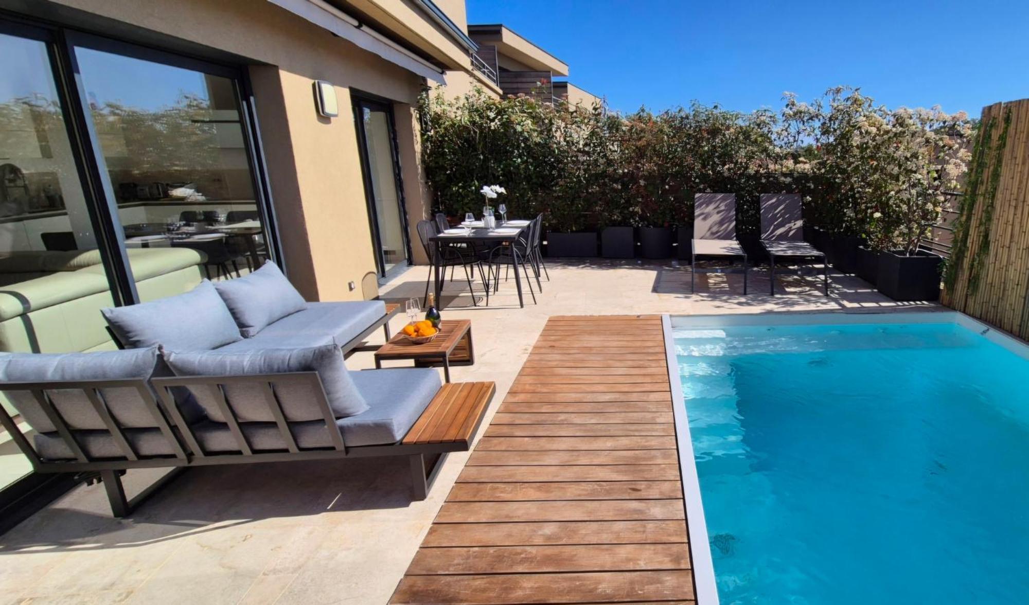 Villa 4 chambres piscine privée à 400m de la plage dans une résidence neuve Conca Exterior foto